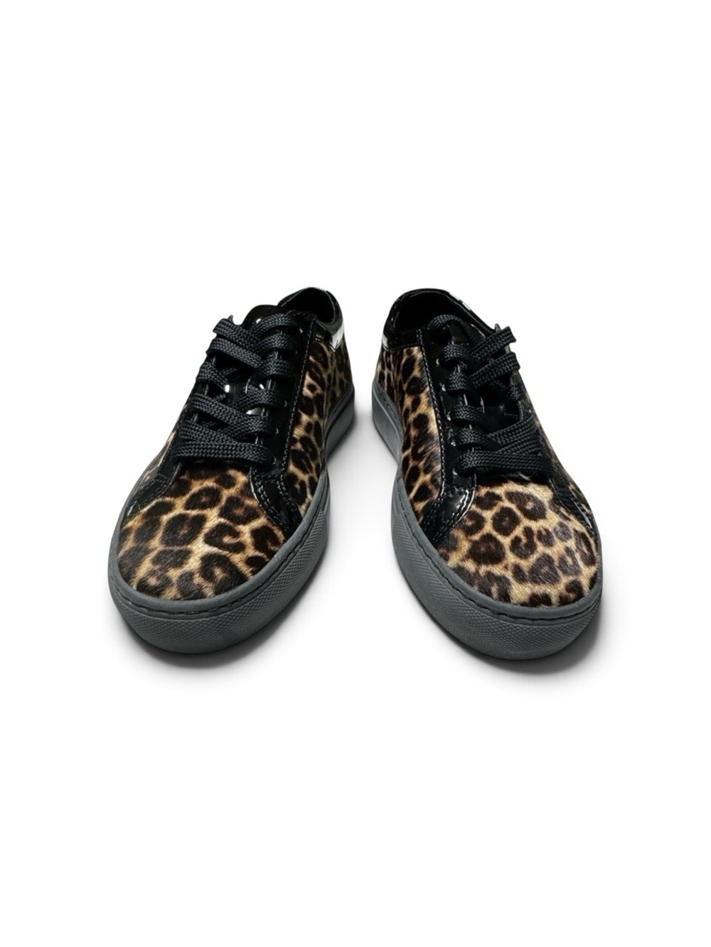 The Kooples Leopard Pony Hair Sneakers NWB Low Top Sneakers Size 6 US | NIB